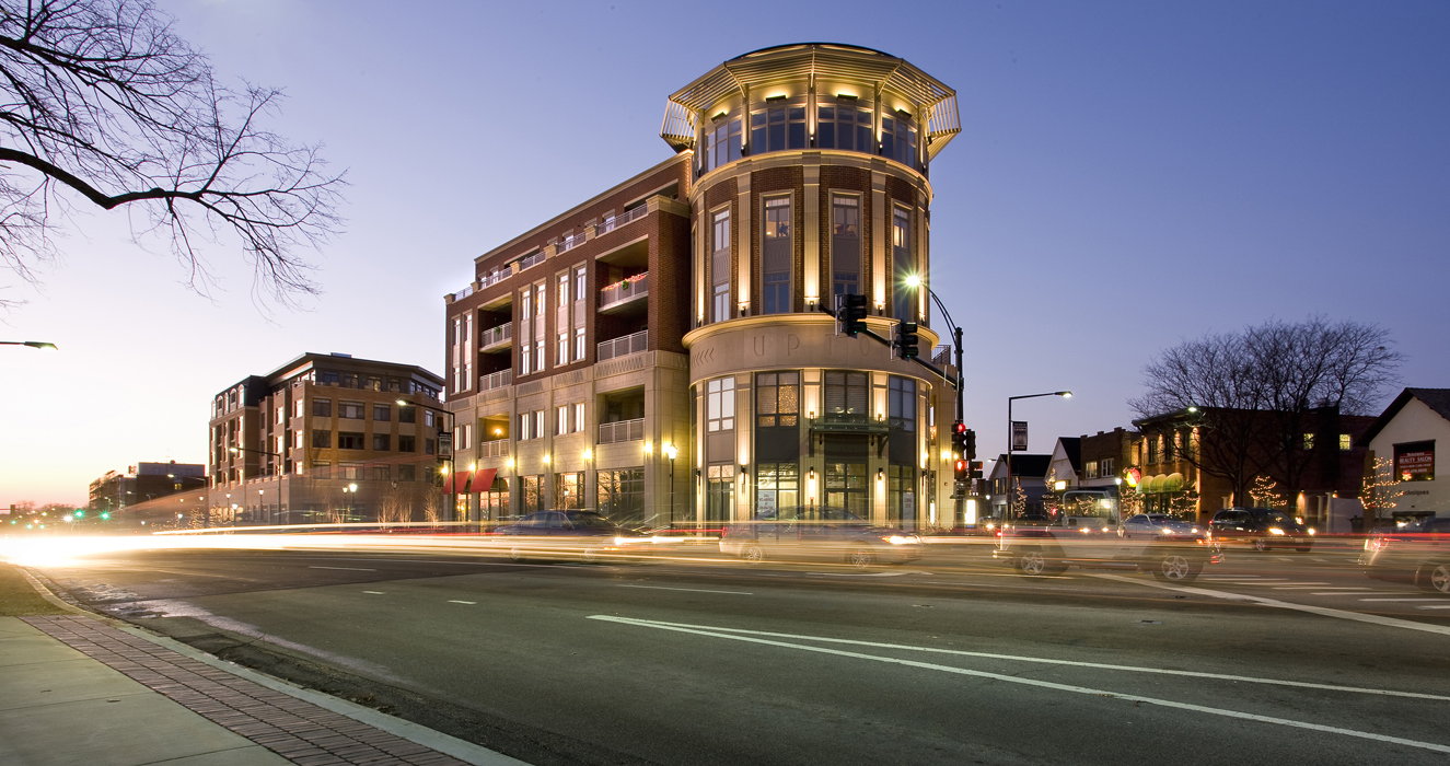 Exterior shot of Park Ridge development.