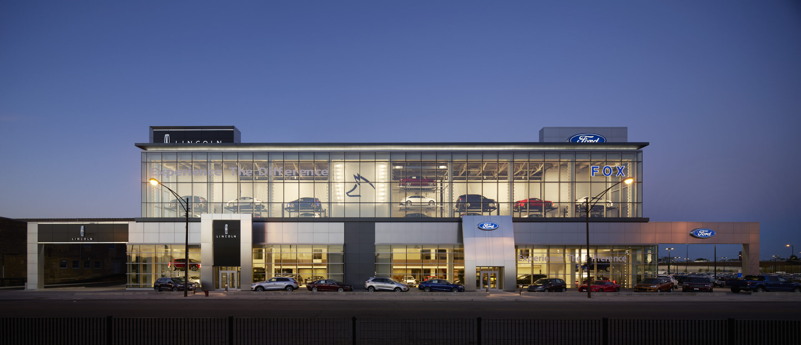 Exterior view, Fox Ford.