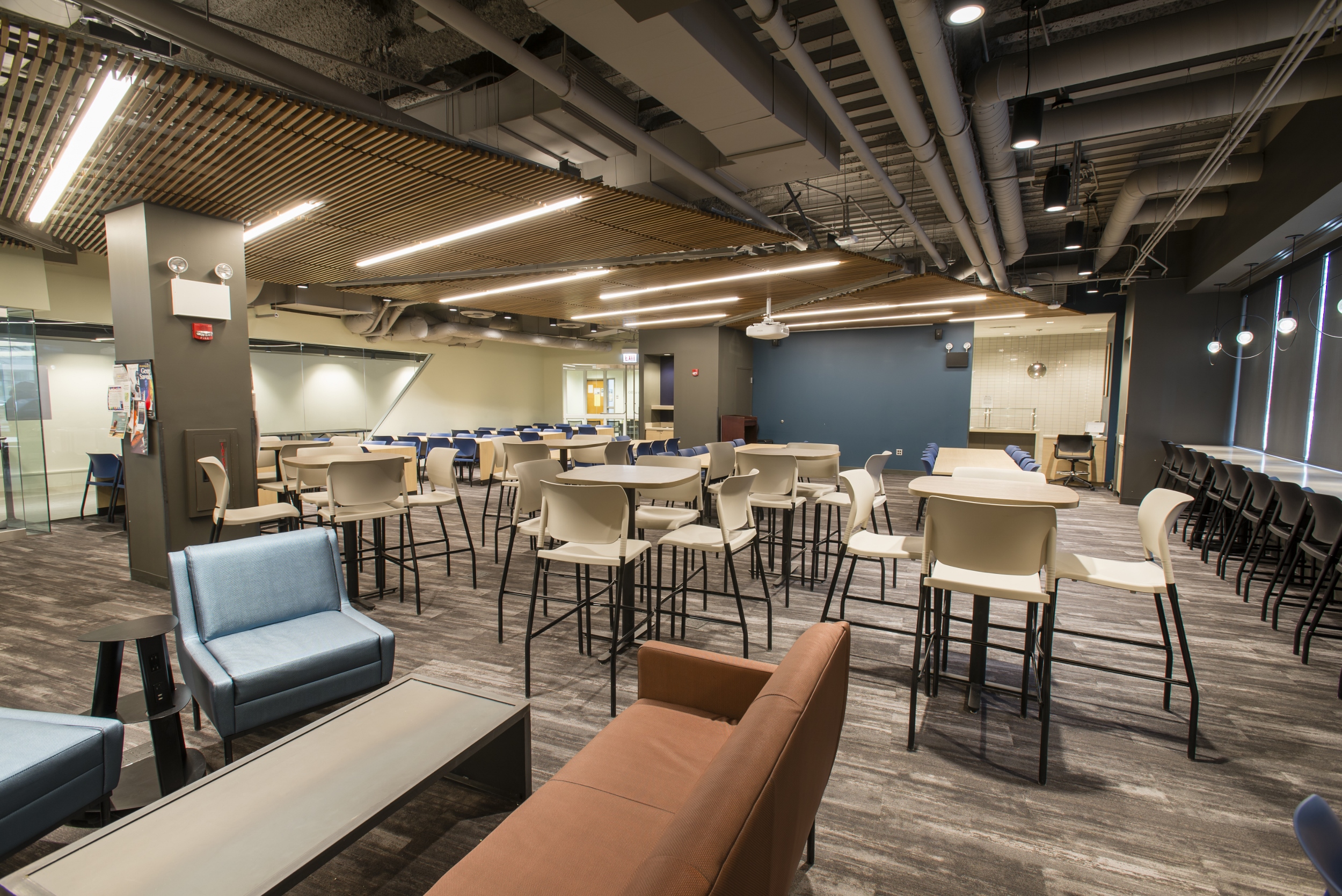 Student common area at Arrupe College.