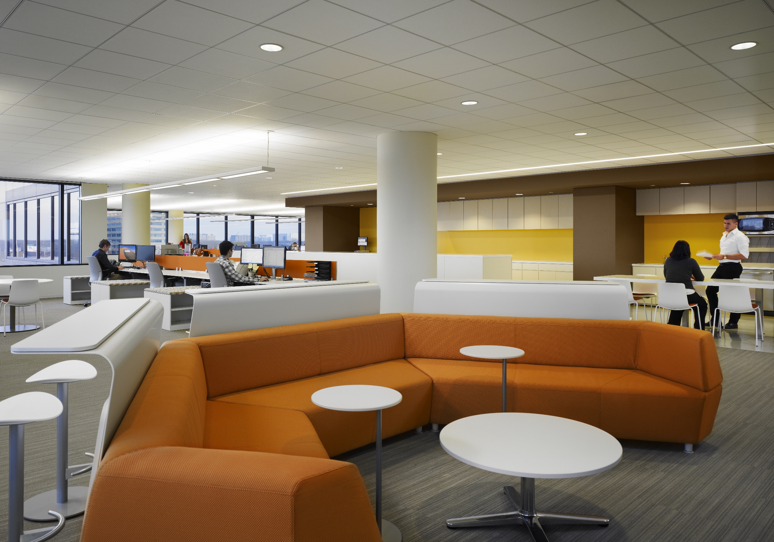 Office area in Wintrust HQ.