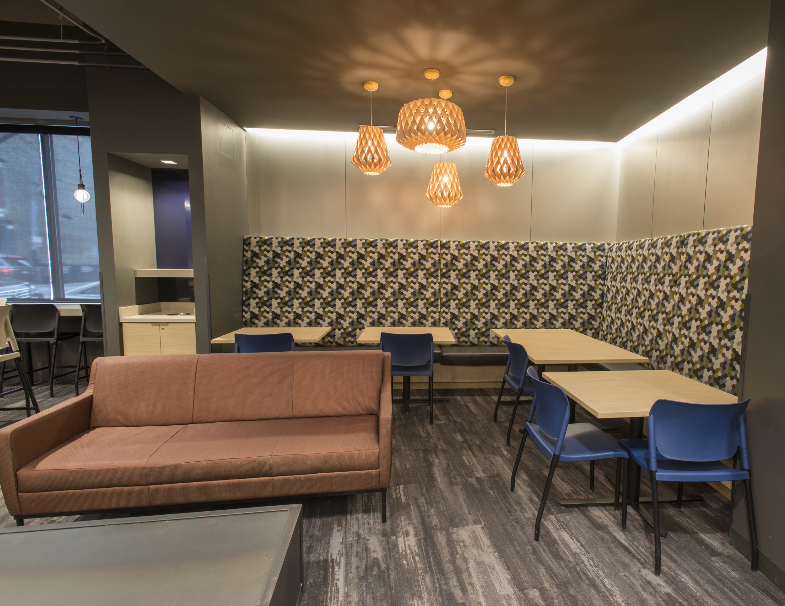 Student common area at Arrupe College.