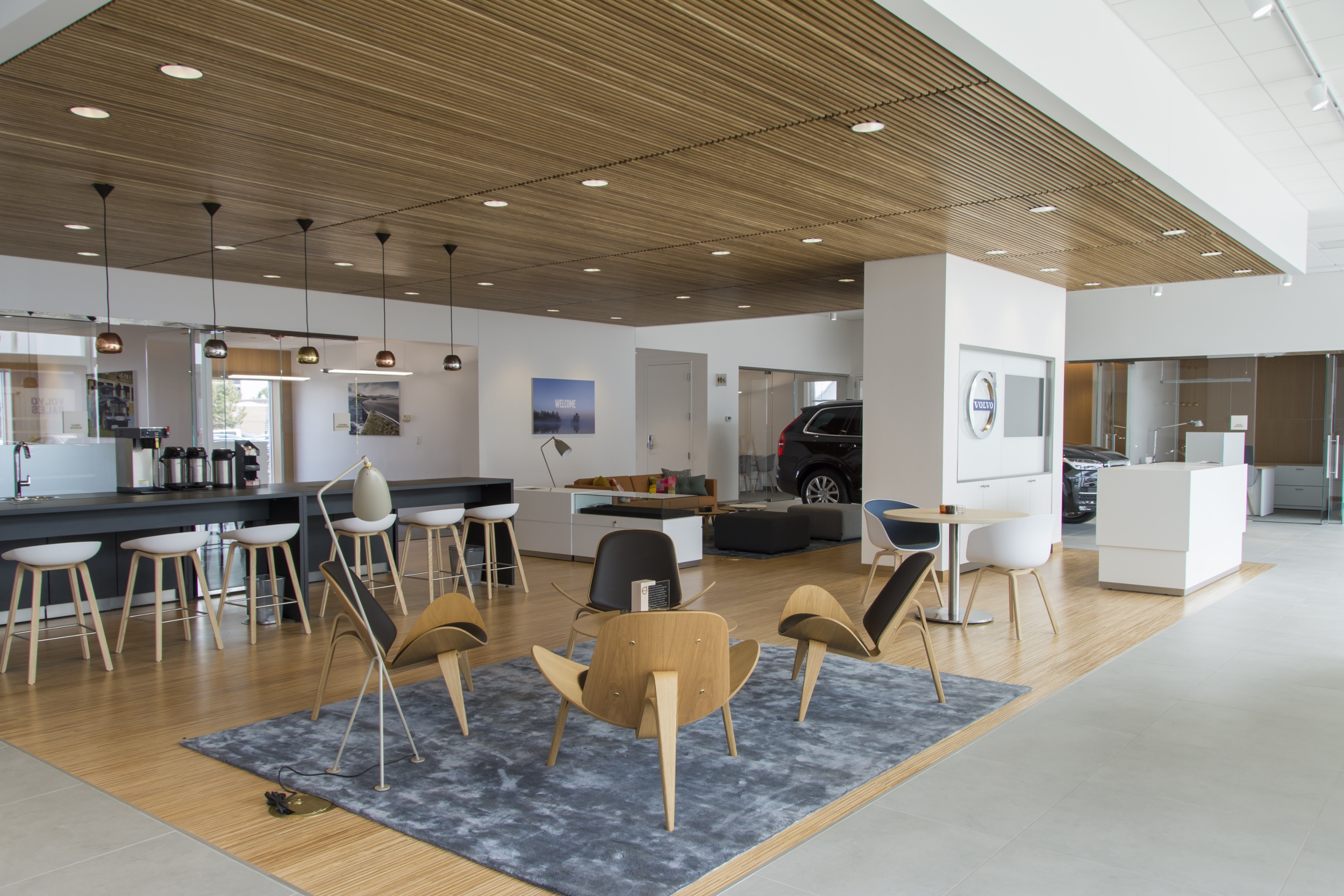 Interior lobby at Patrick Volvo.