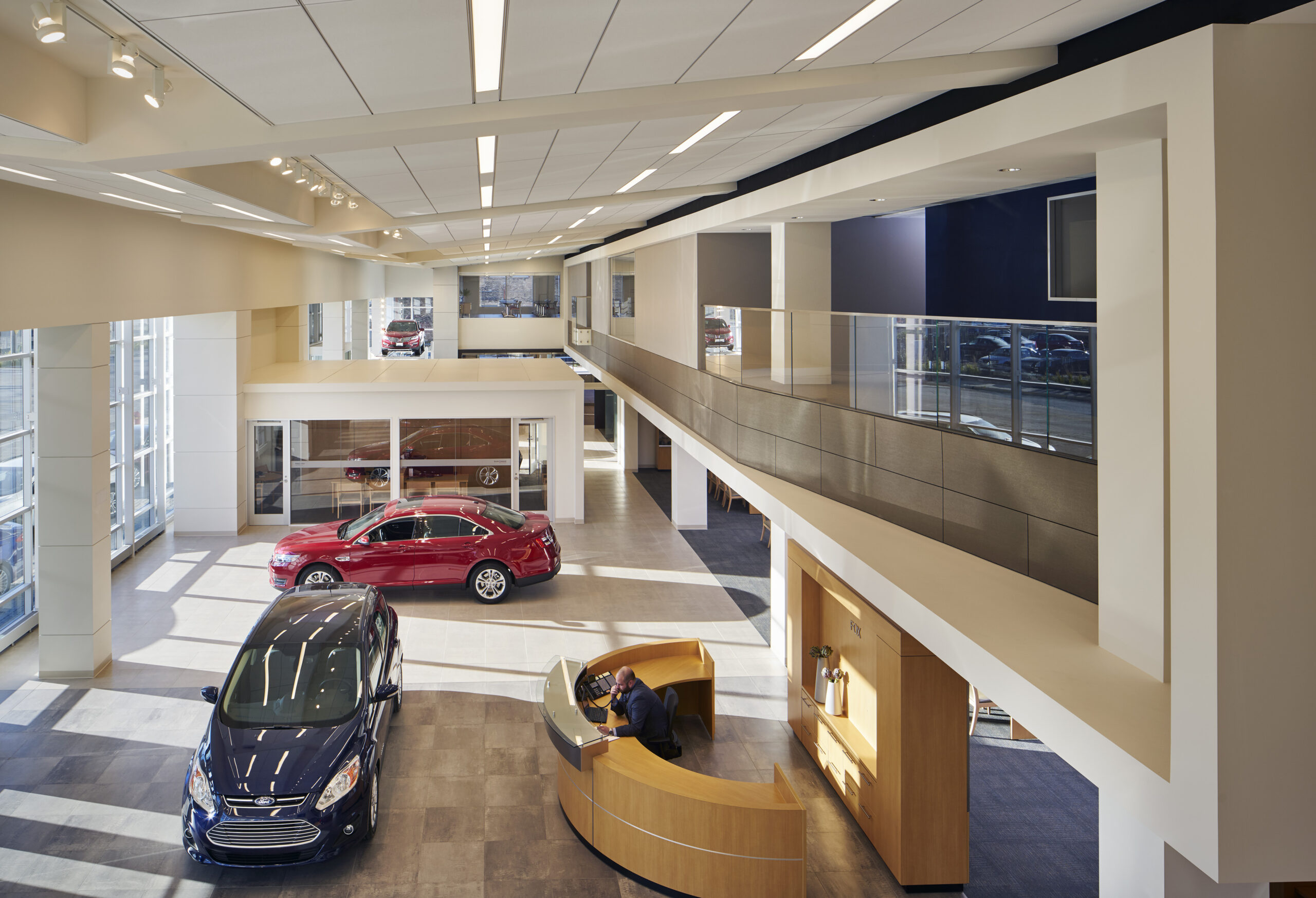 Interior view, Fox Ford.