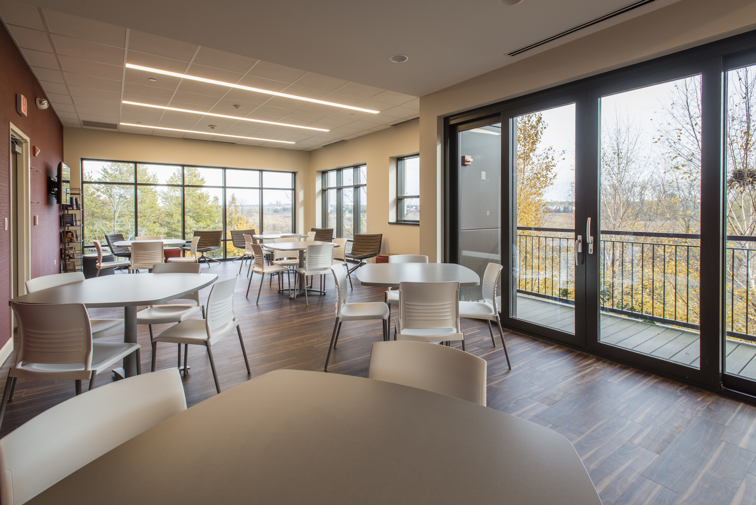 Interior view of dining area, JourneyCare.