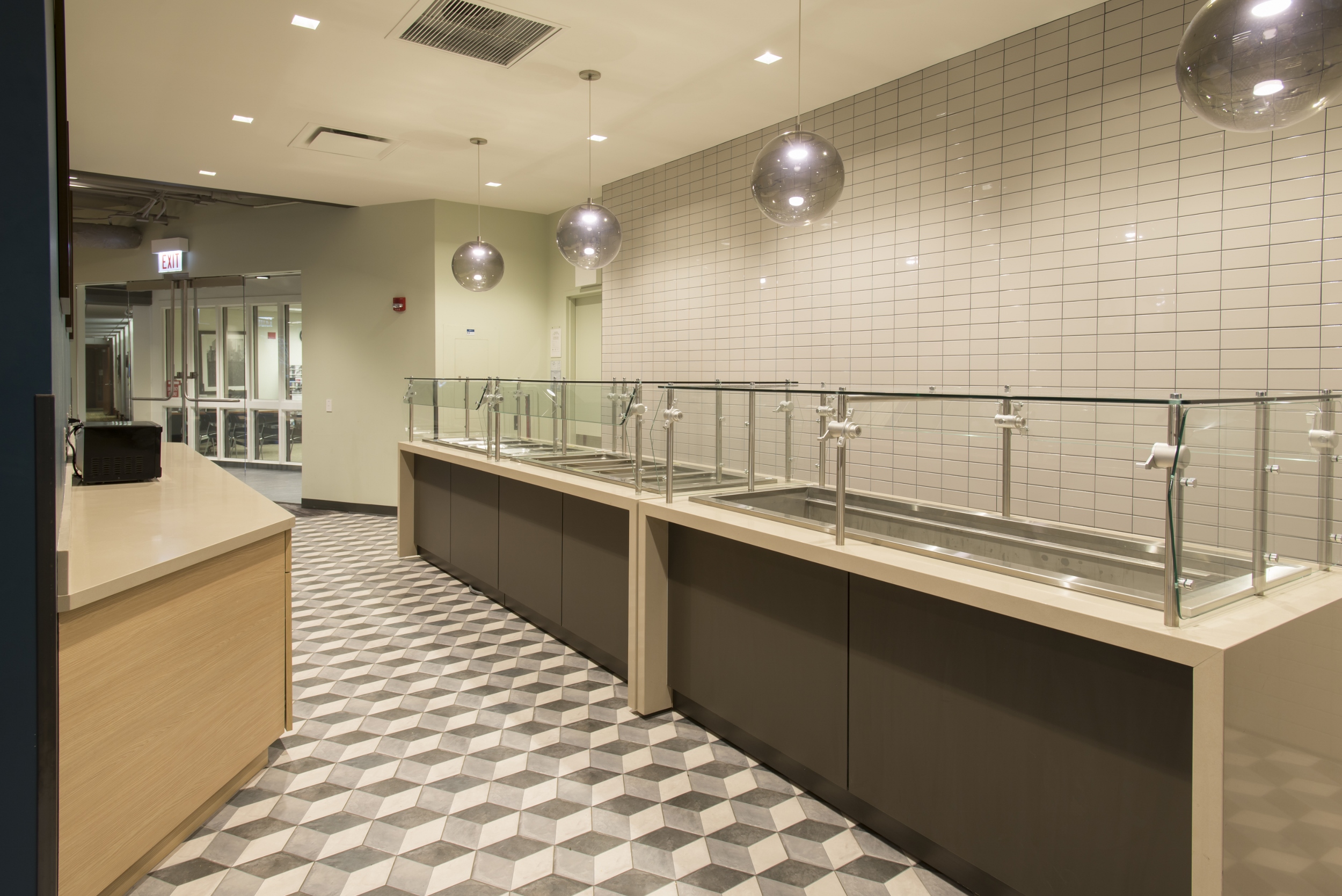 Kitchen area at Arrupe College.