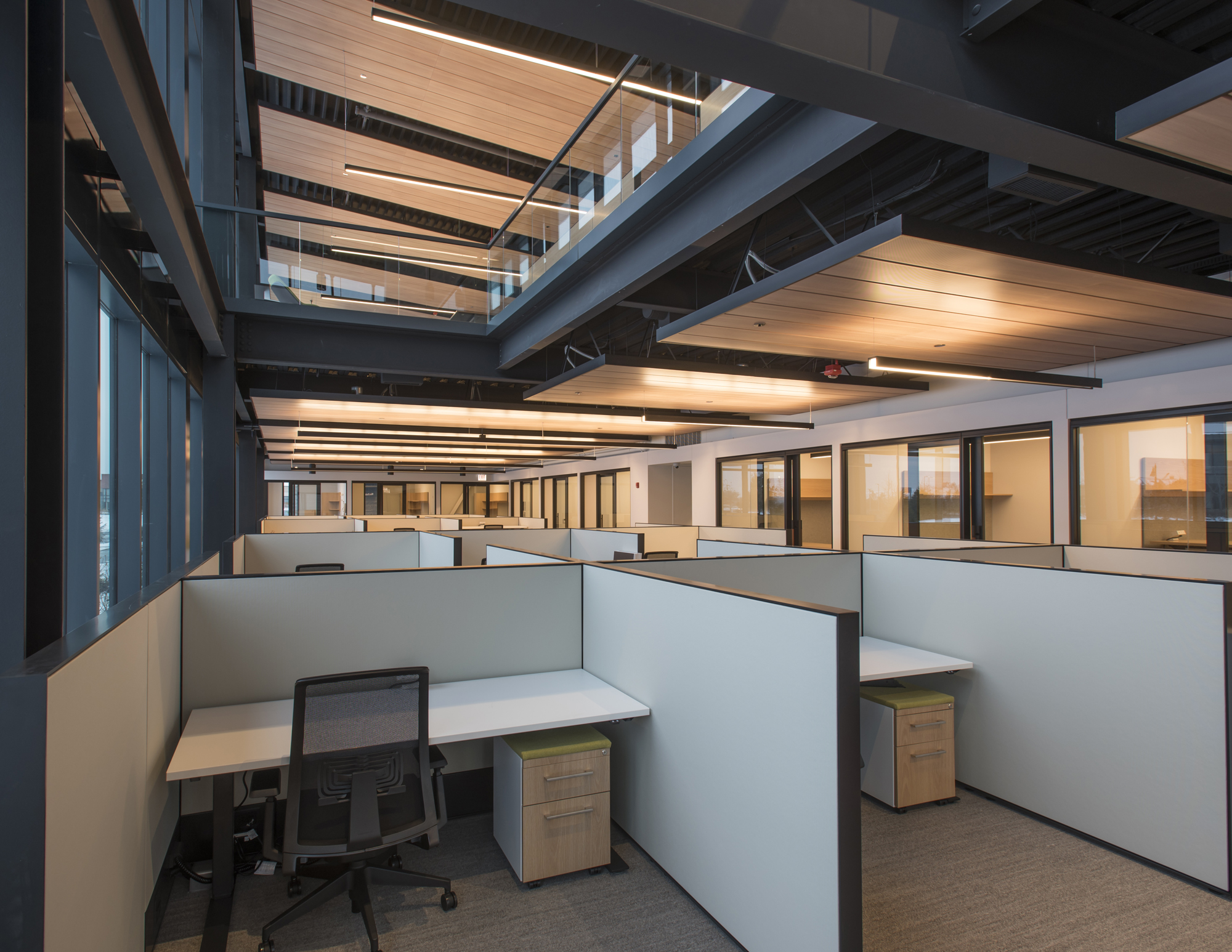 Office area within Evans Scholars.