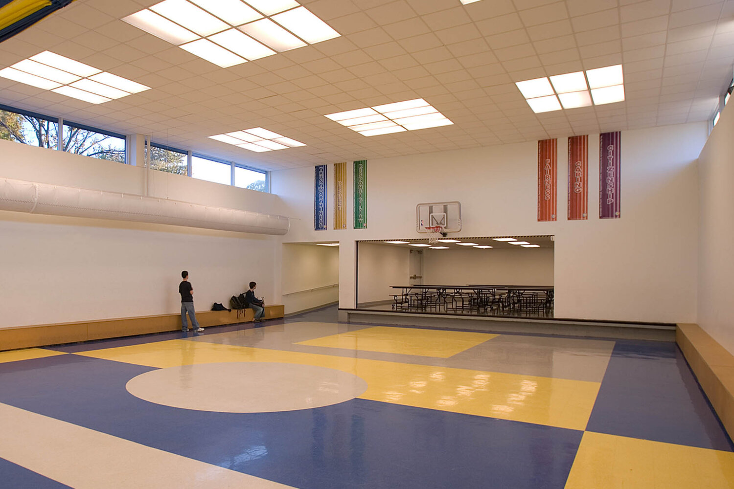Gym at The Cove School.