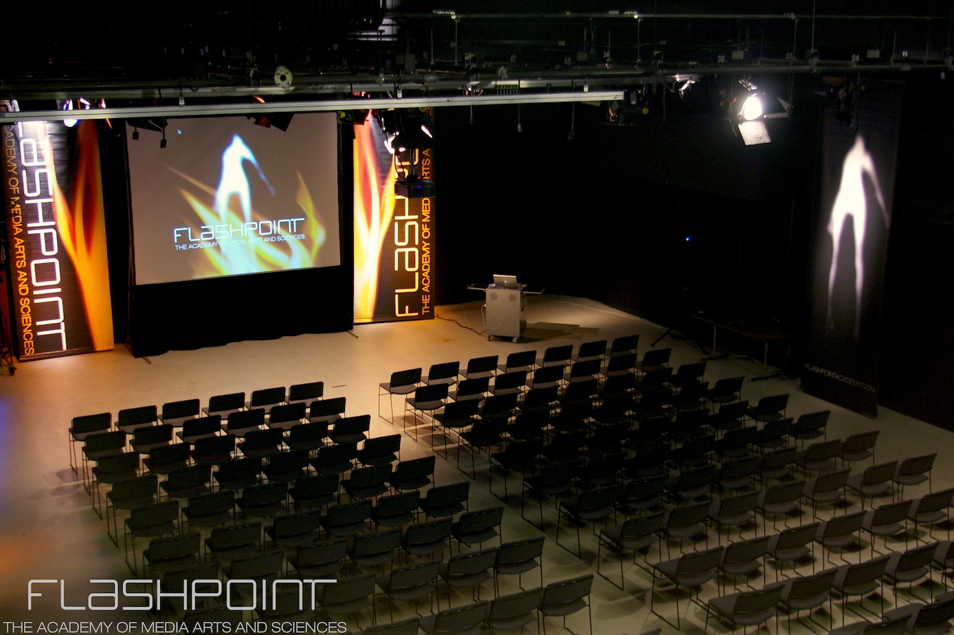 Stage at Flashpoint Chicago.