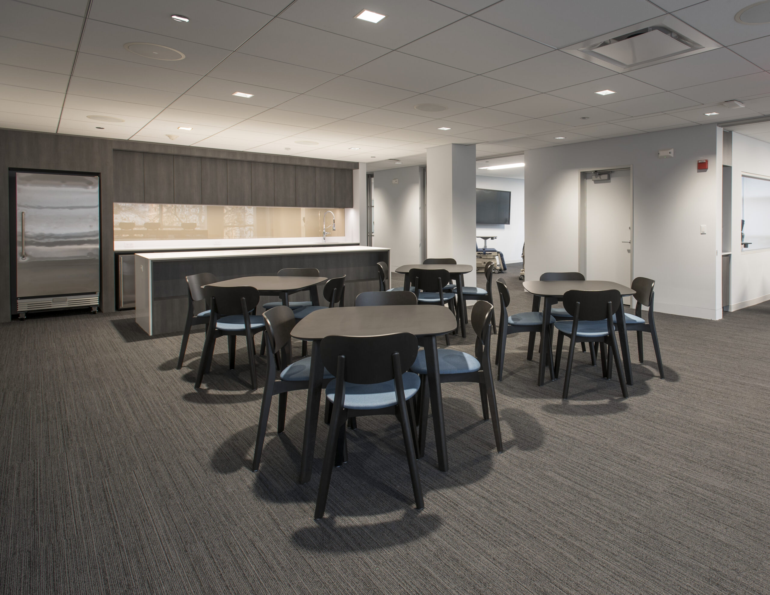 Pantry and dining area at AAOMS.