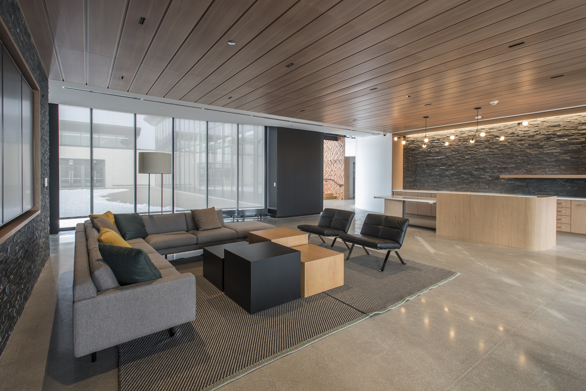 Lobby at Evans Scholars.