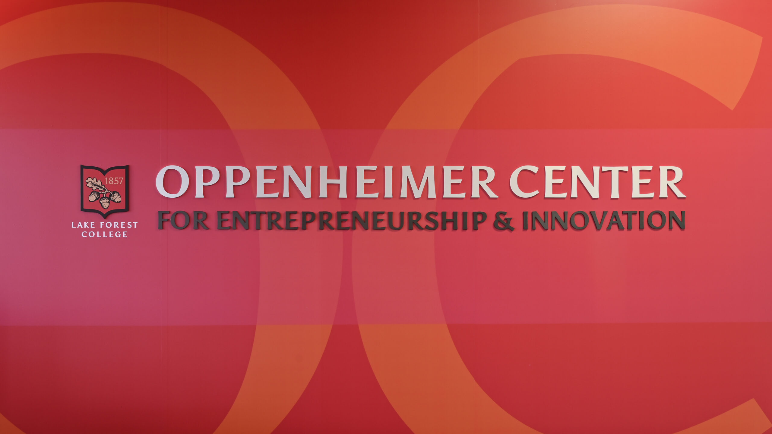 Signage at Lake Forest College.