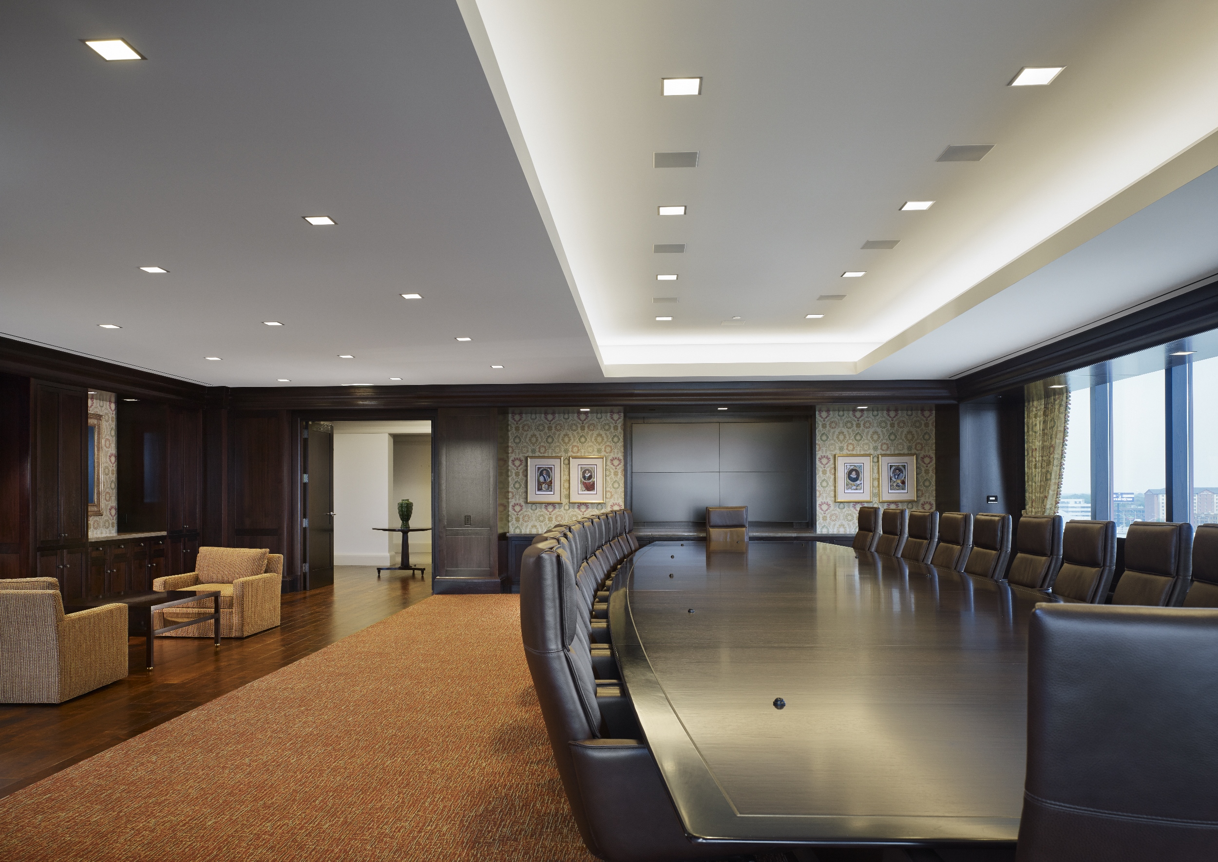 Boardroom in Wintrust HQ.