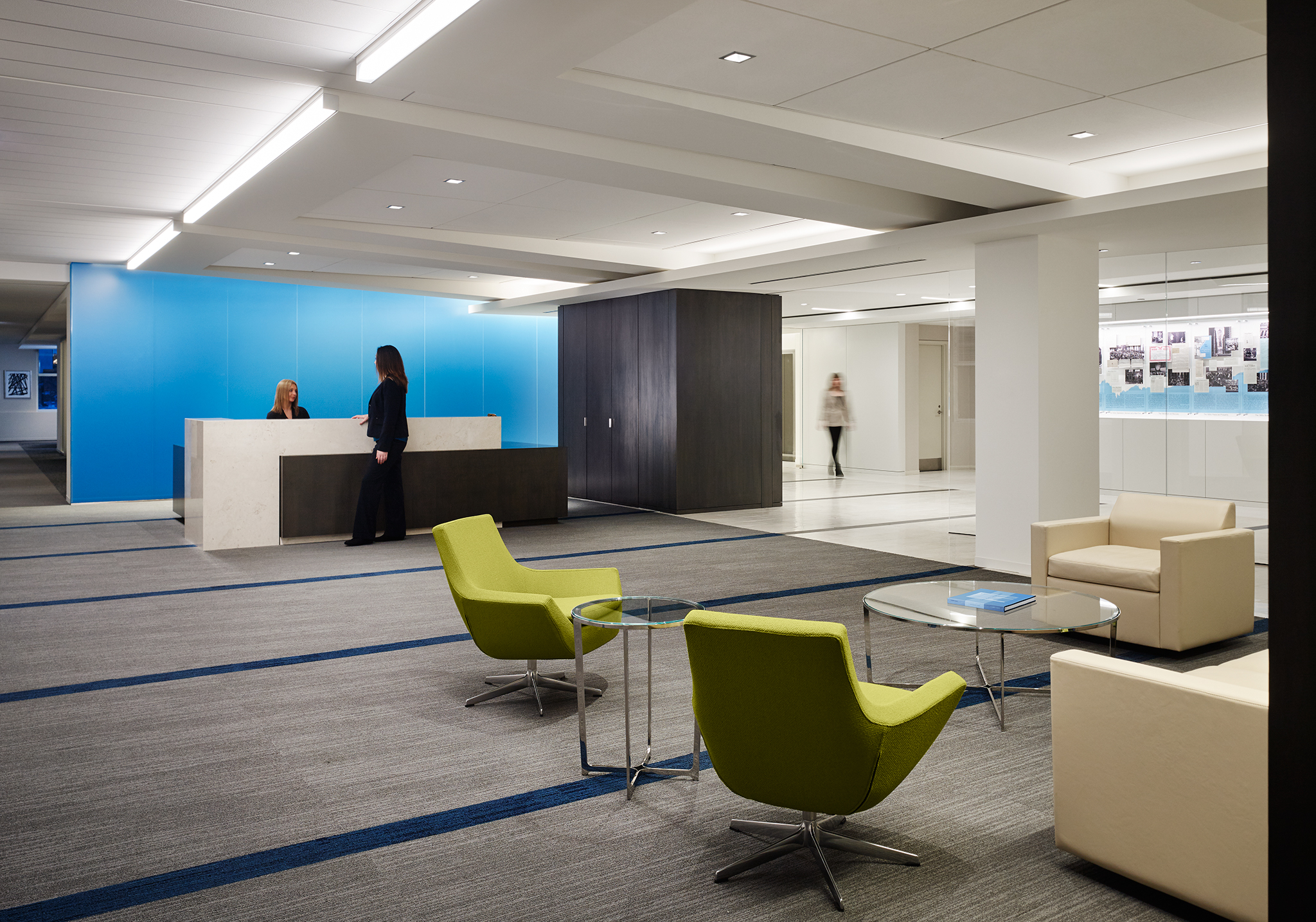 Office interior at Wintrust Wealth Management.