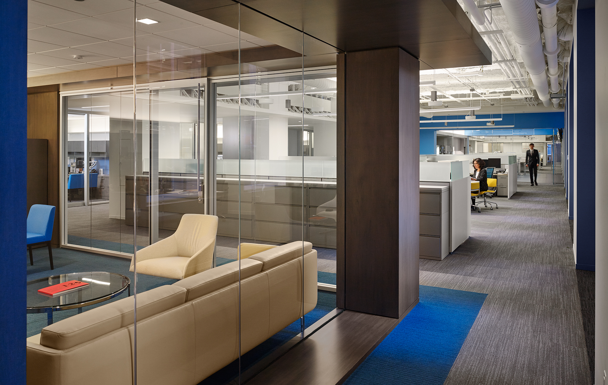 Office interior at Wintrust Wealth Management.