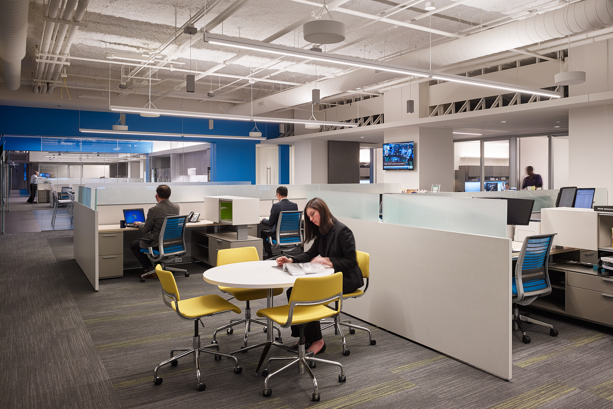 Office interior at Wintrust Wealth Management.