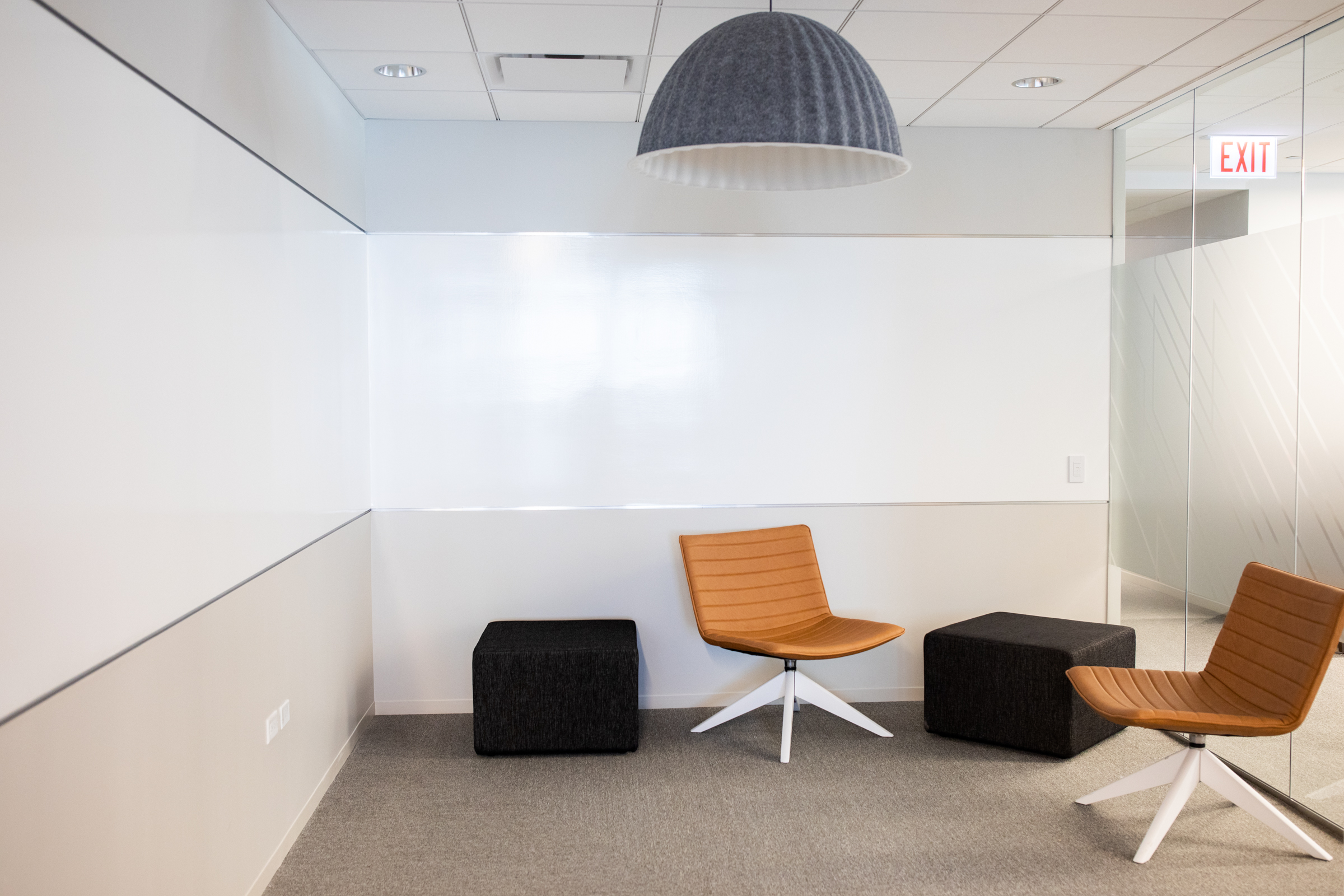 Small collaboration area at 181 W Madison.