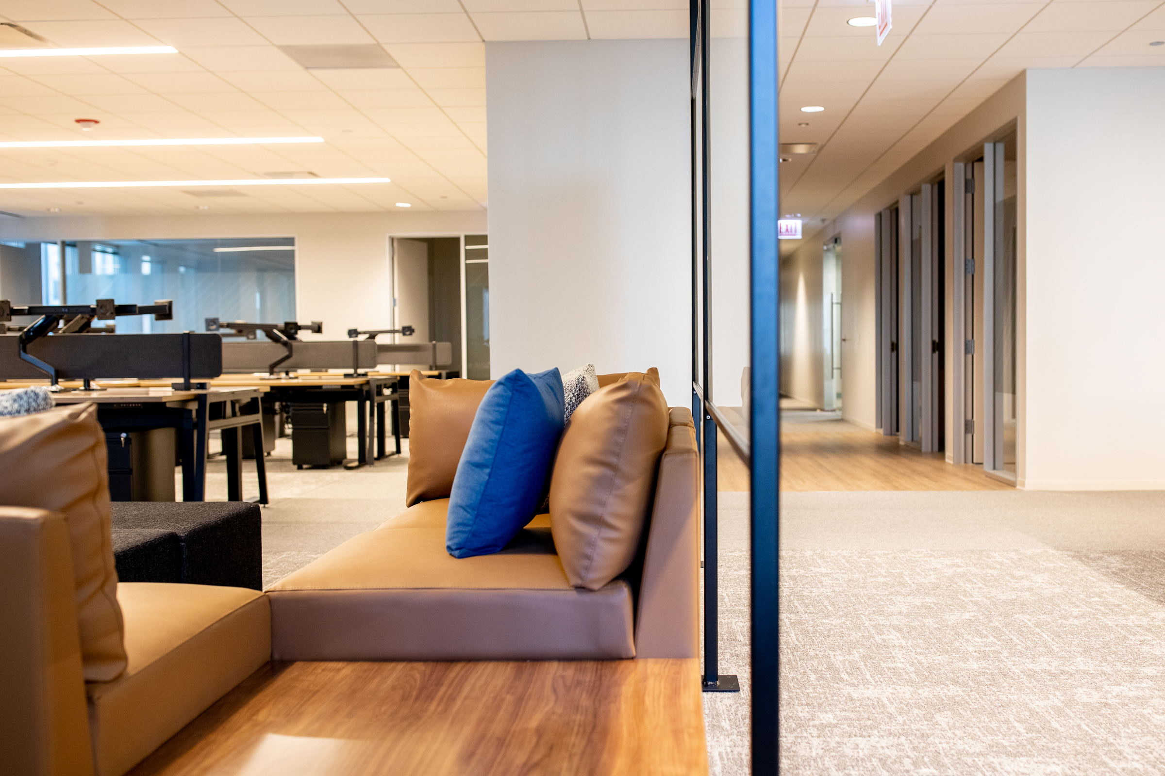 Office interior view at 181 W Madison.