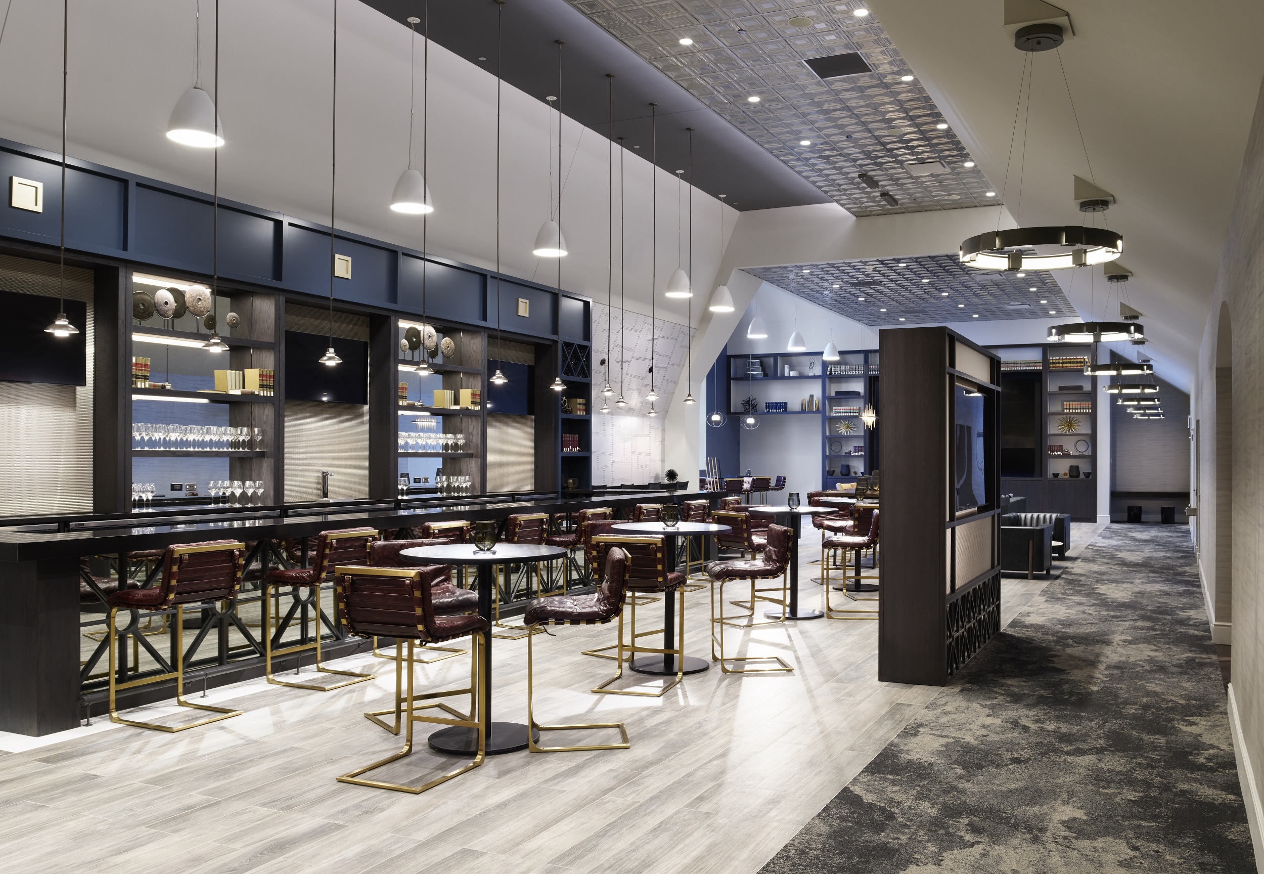 Cafe and dining area, The Stacks.