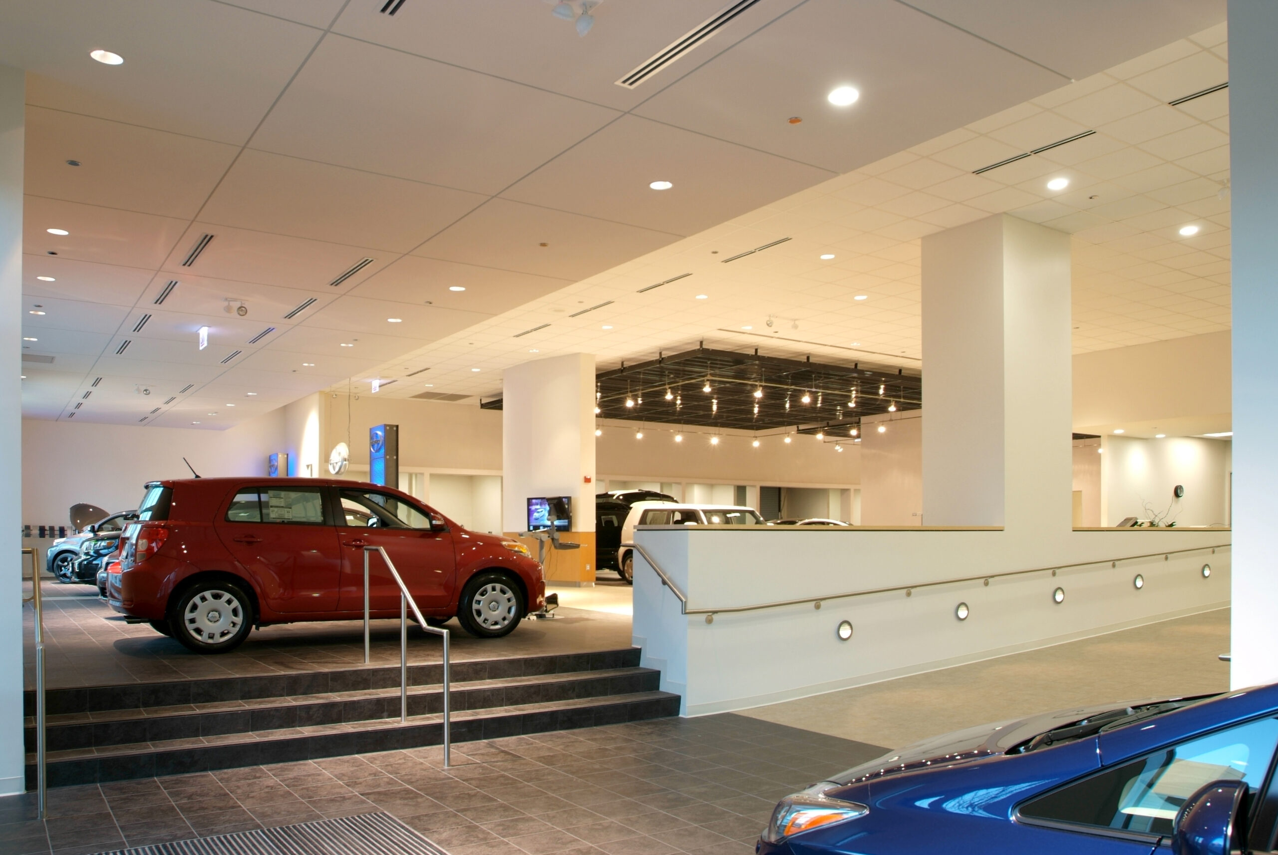 Interior, Grossinger City Autoplex Chicago.