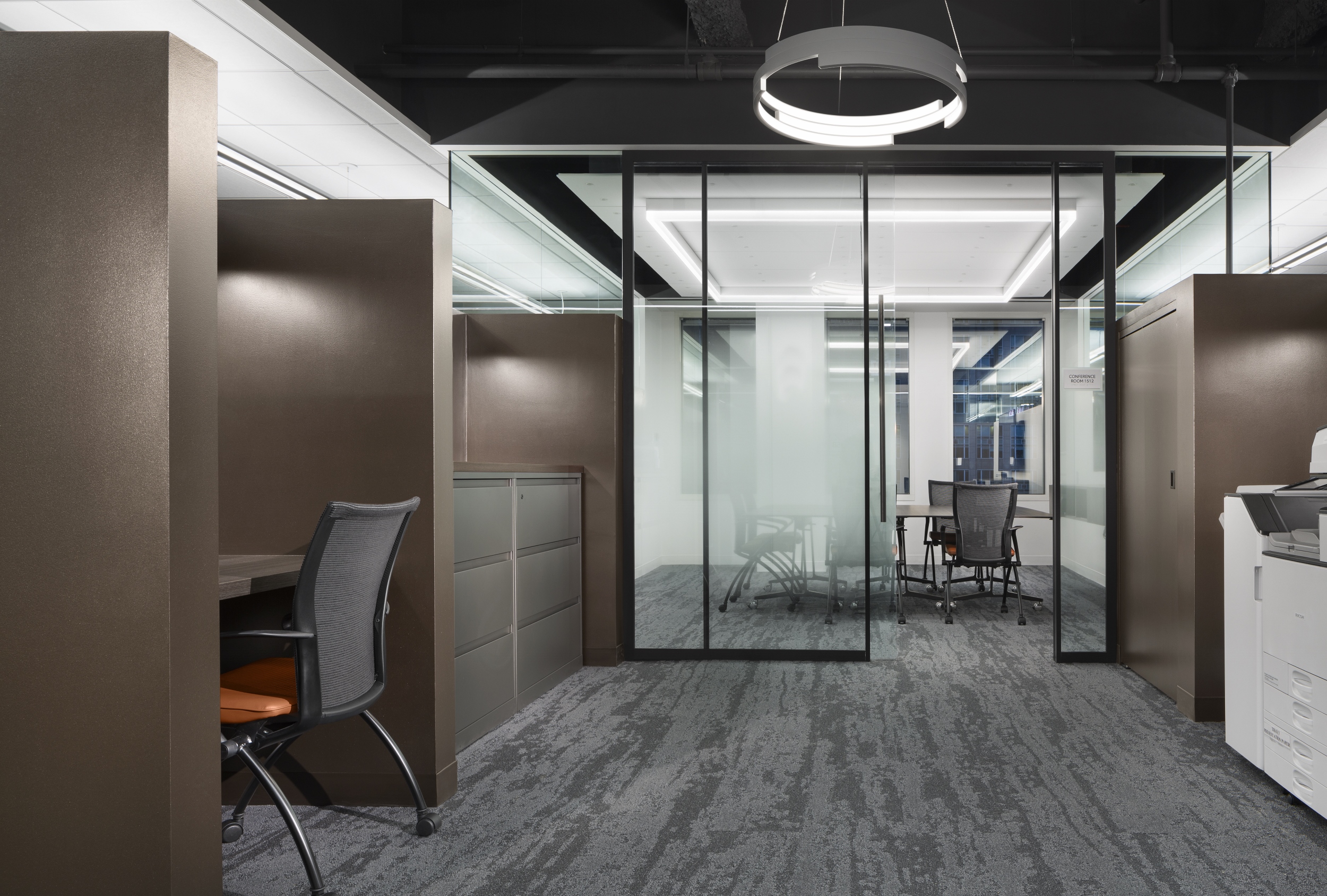 Office interior at Northern Trust, M15 and M23.