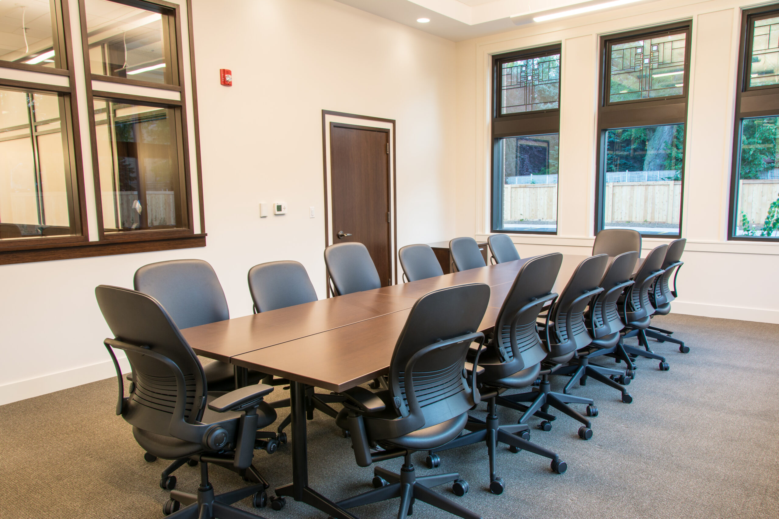 Conference room at Wintrust Bank Mayfair.