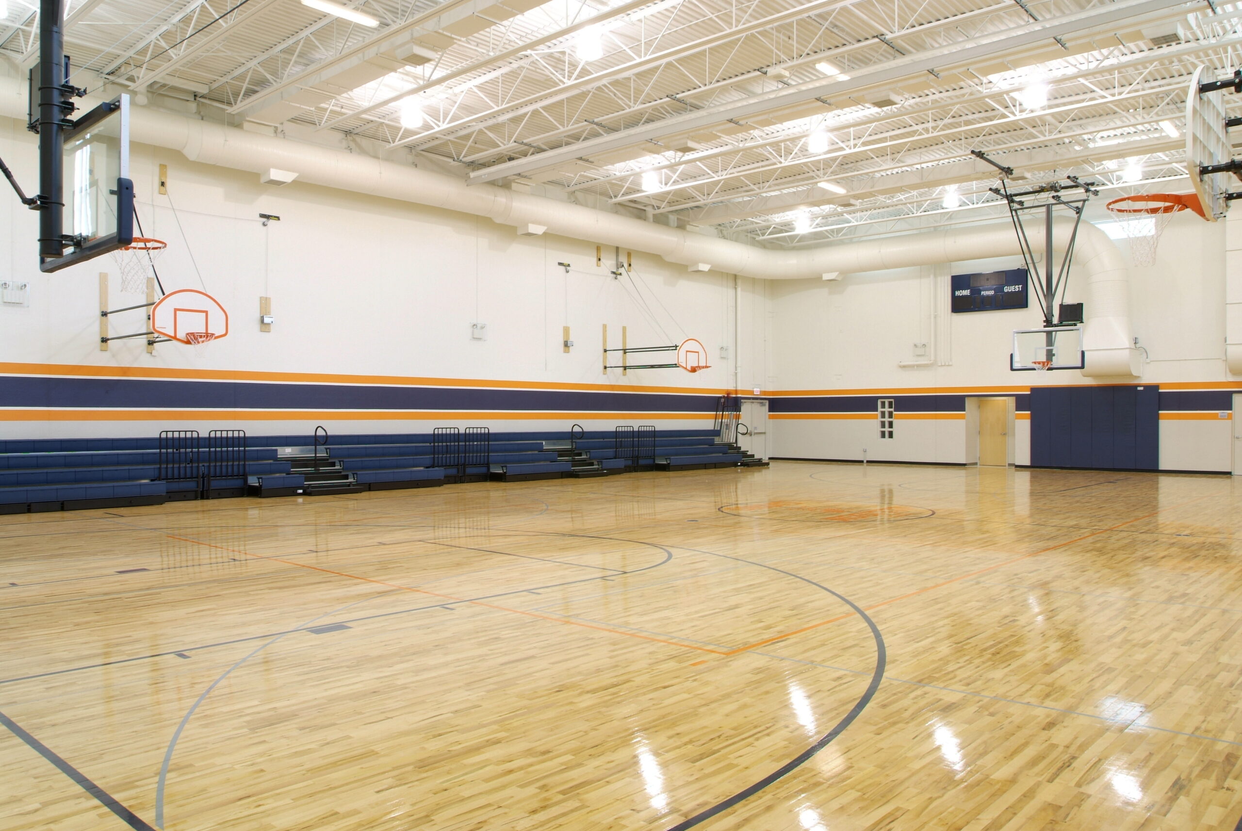 Gymnasium at Ralph Ellison High School.
