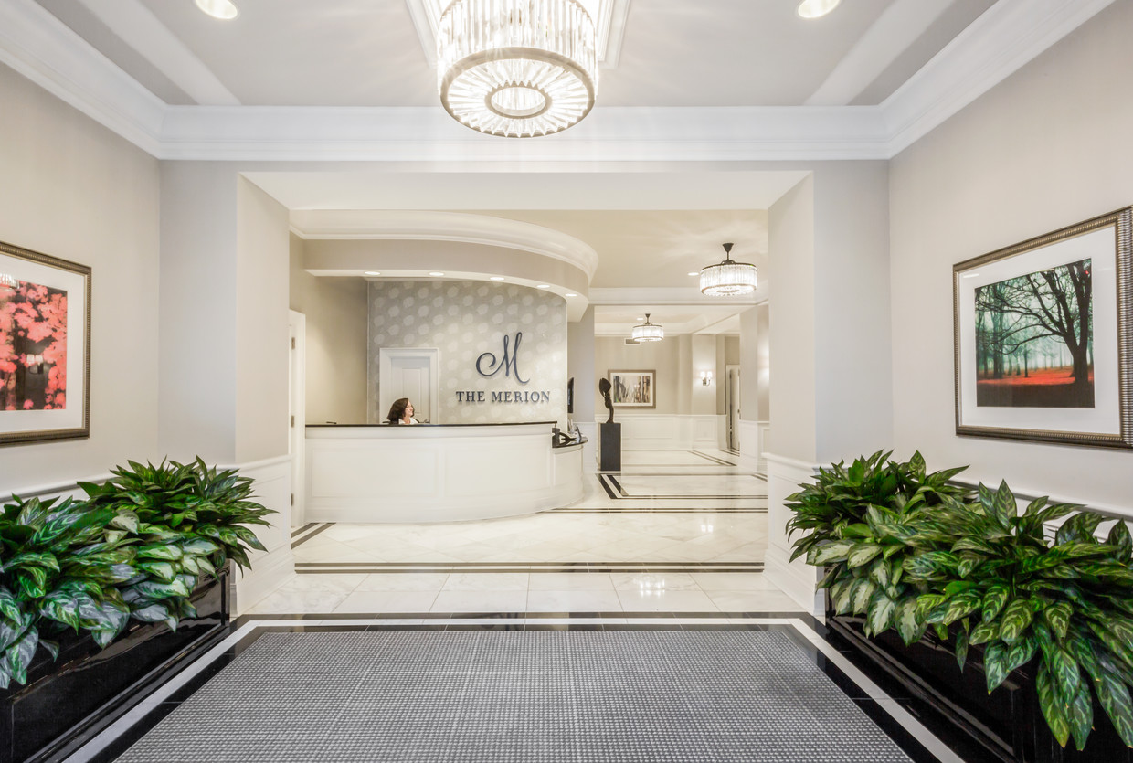 Lobby at The Merion.