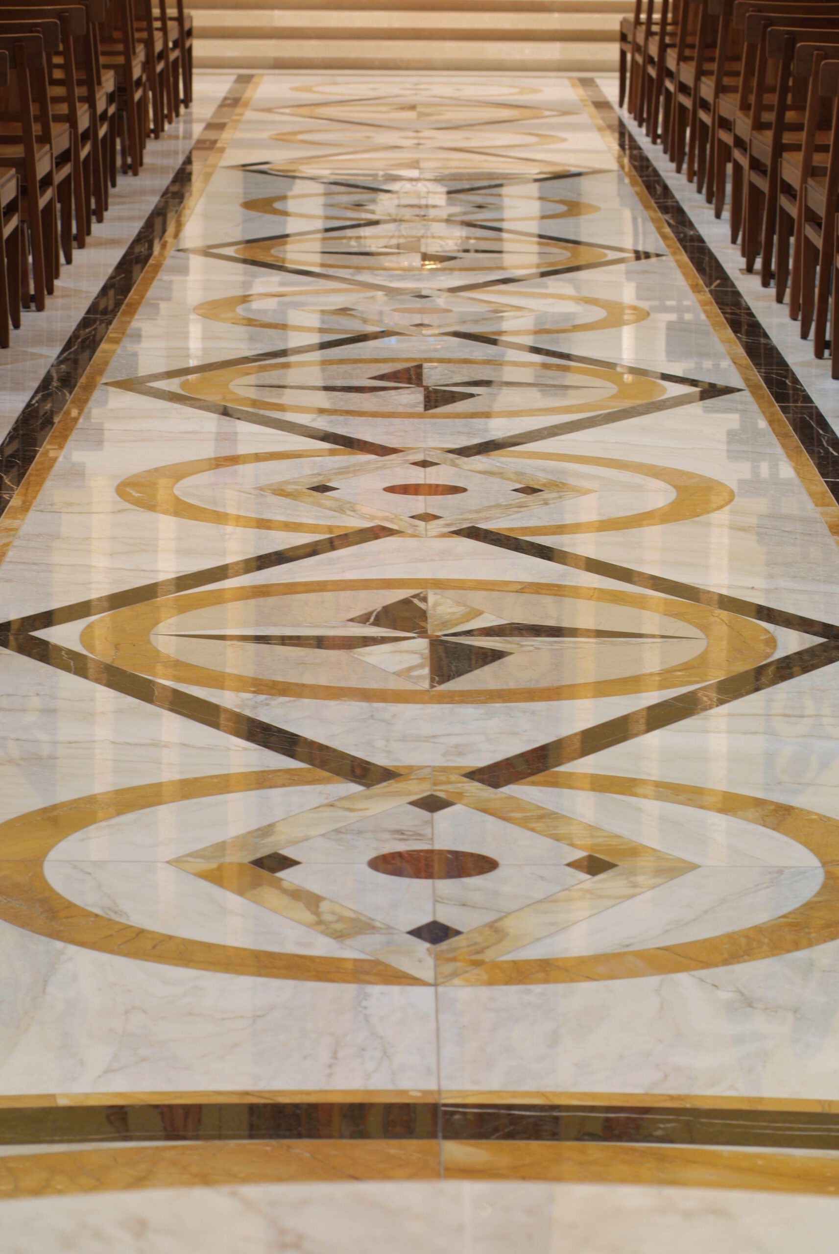 Detail shot, Loyola Academy chapel.