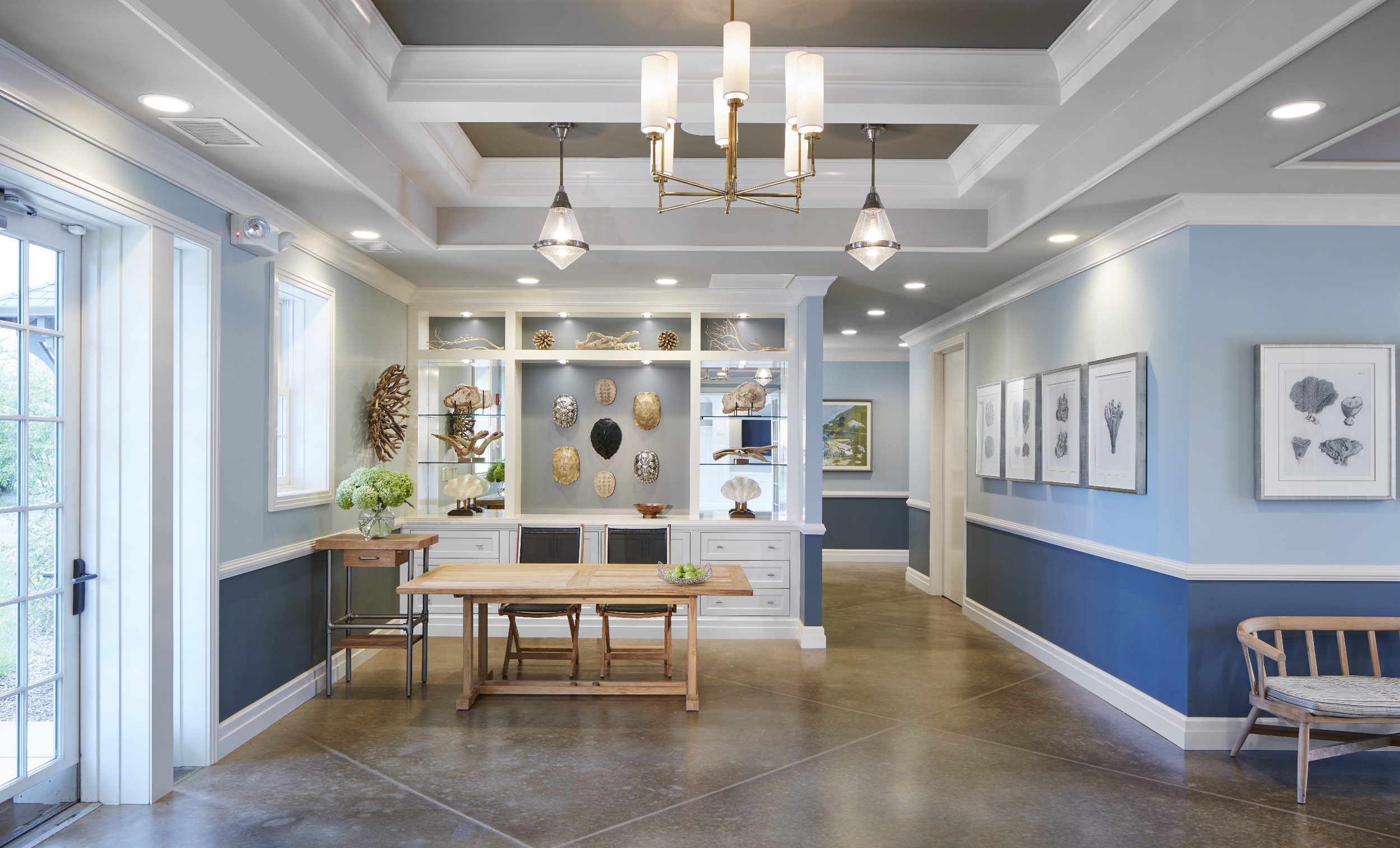 Interior View, Evanston Golf Club.