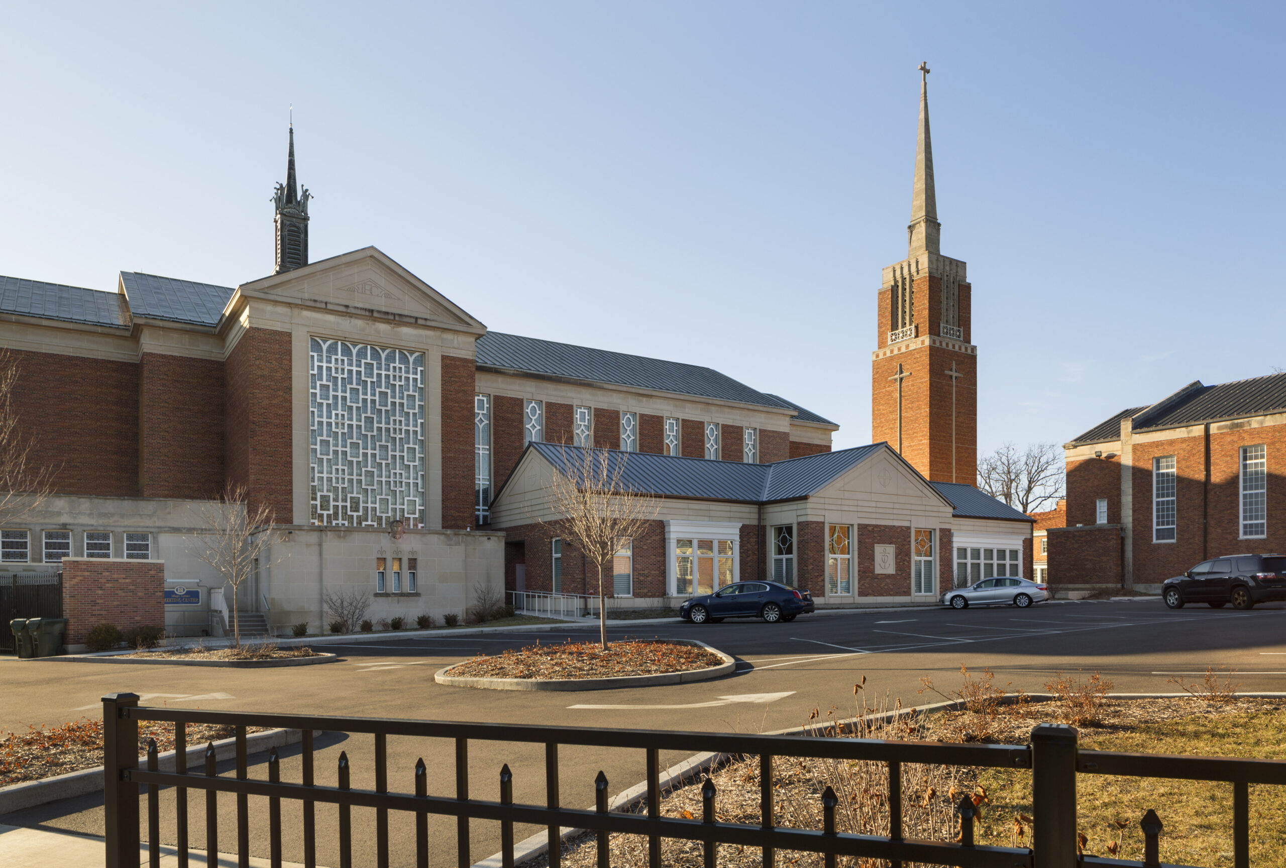 Exterior of Saints Faith Hope and Charity.