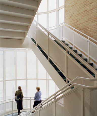 Interior staircase at FXW Old St. Patricks.