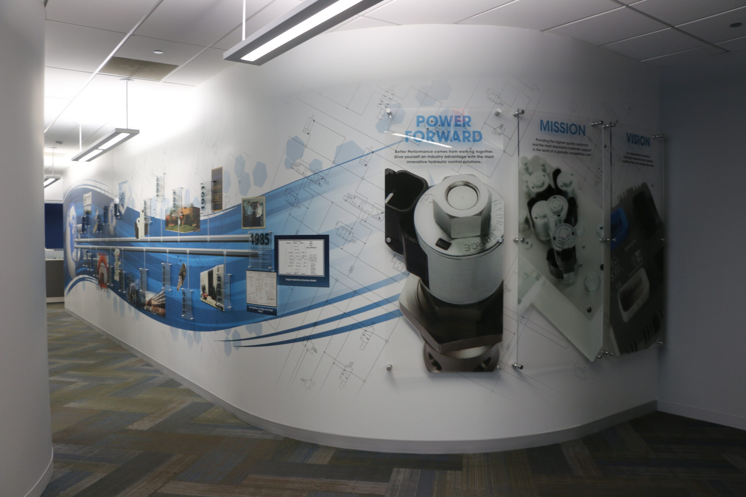 Interior office view of HydraForce.