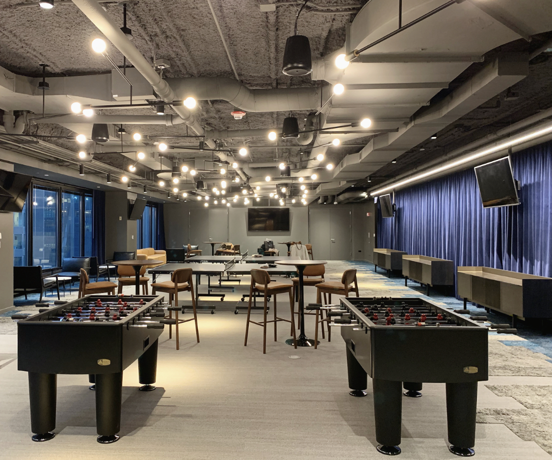 Amenity space, Tishman Speyer.