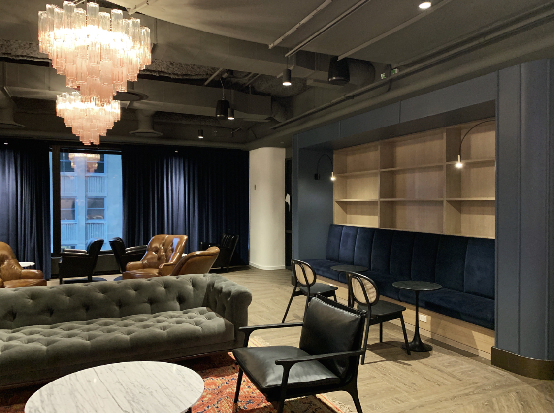 Sitting area, Tishman Speyer.