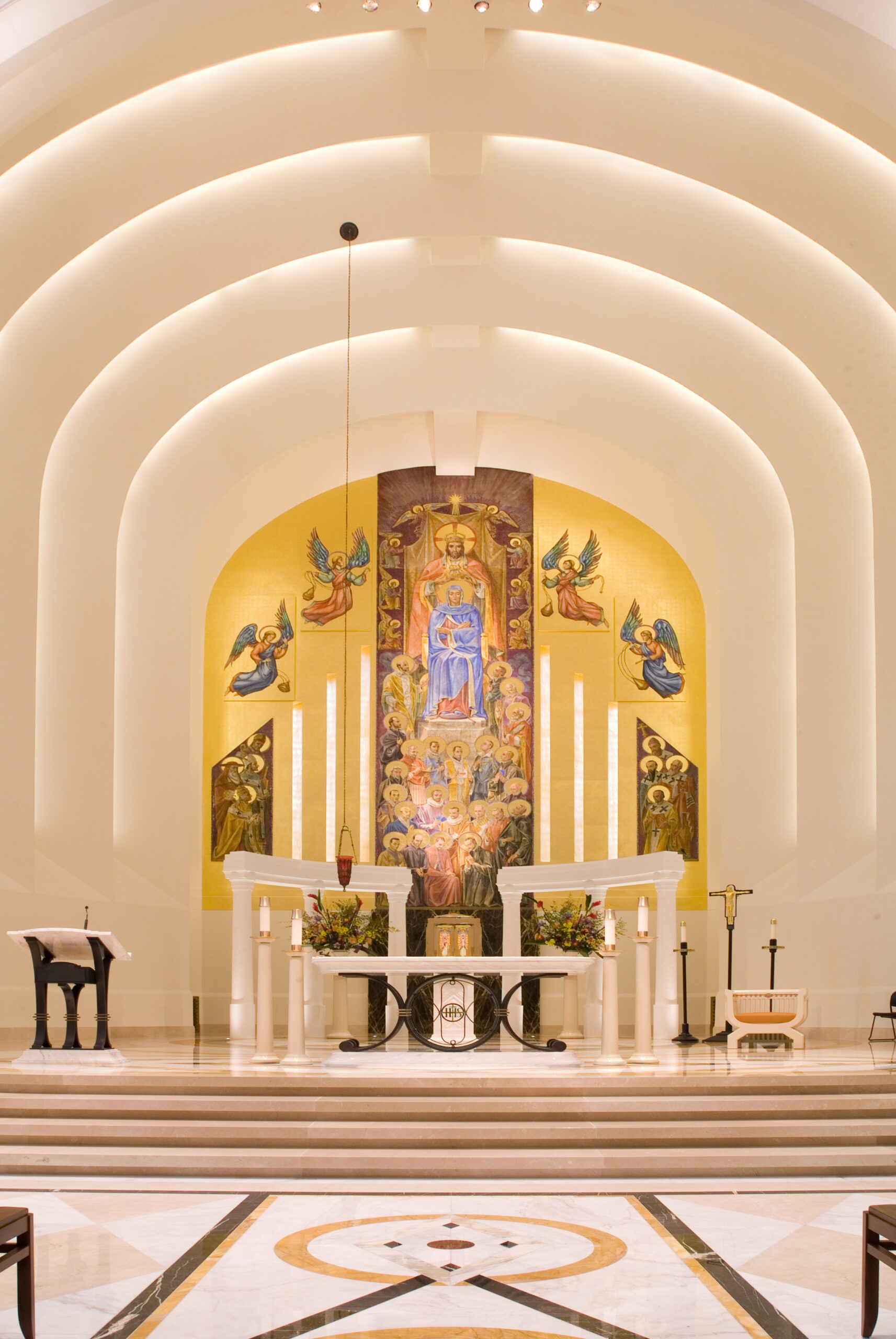 Chapel interior, Loyola University.