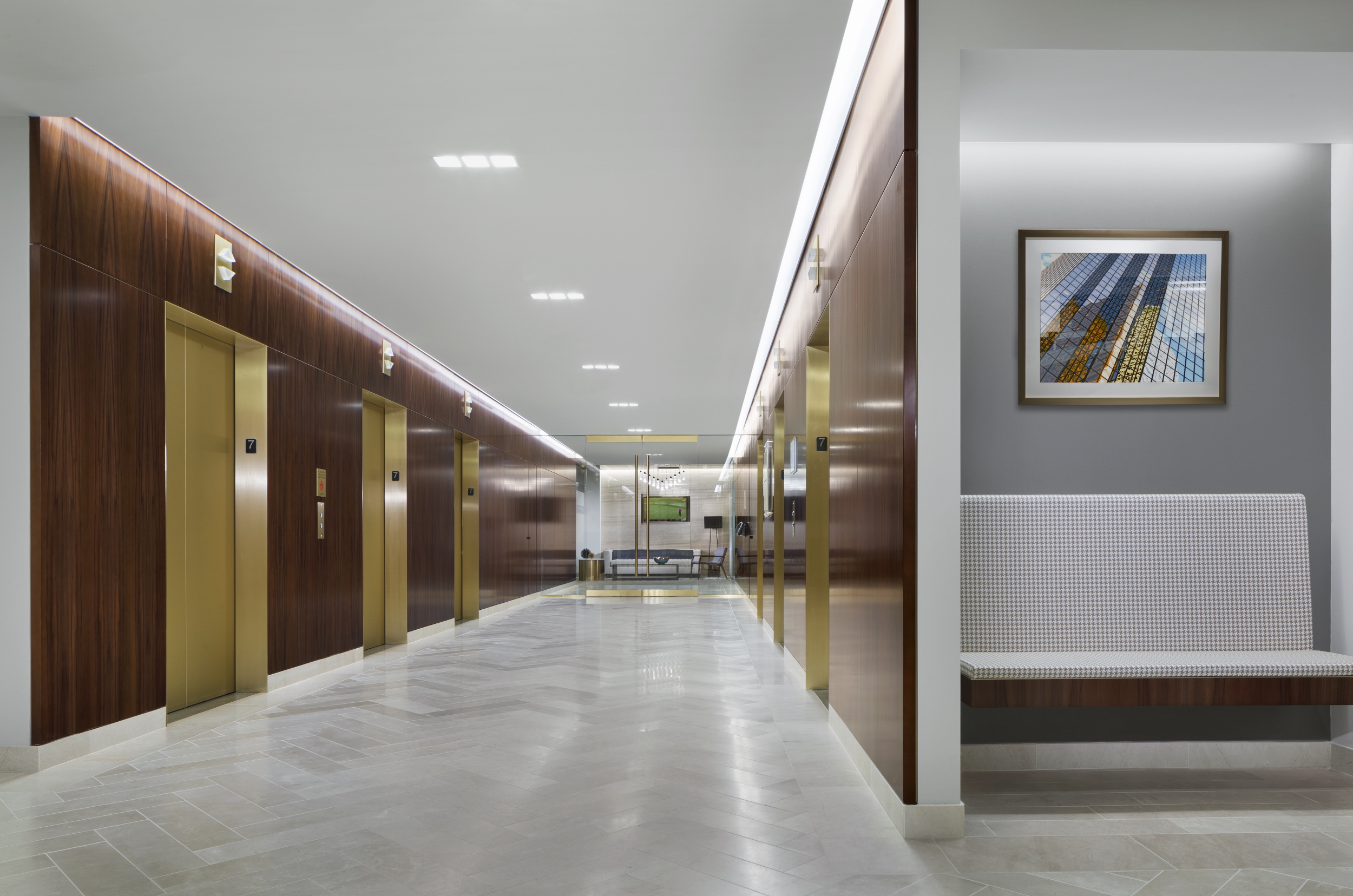 Elevator lobby, Northern Trust B7.