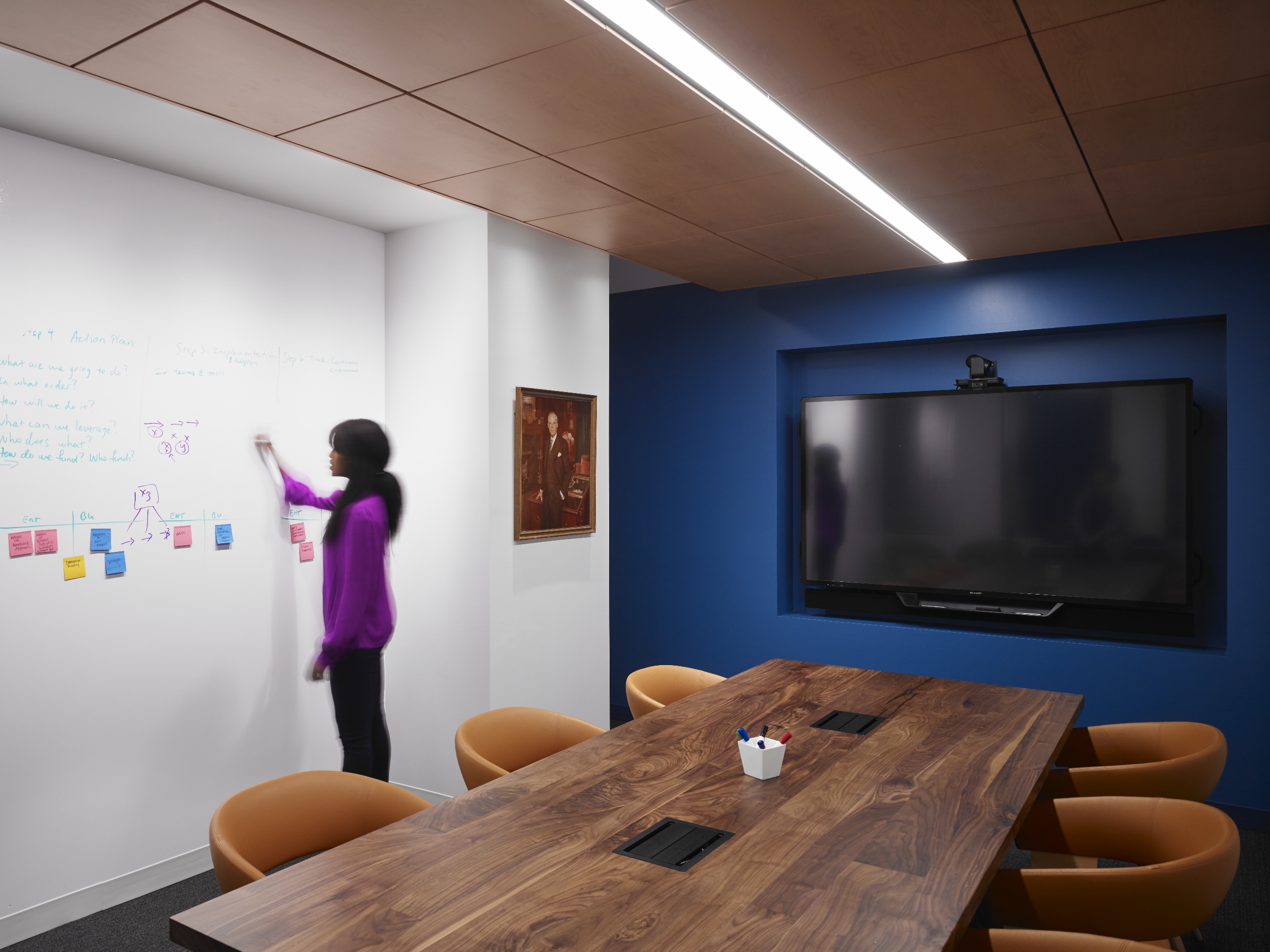 Meeting room at Northern Trust, Innovation Labs.