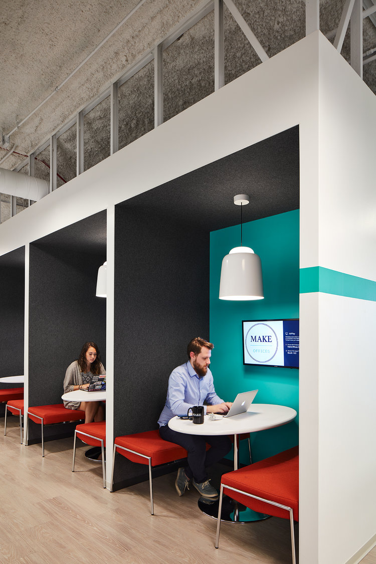 Work pod areas, MakeOffices.