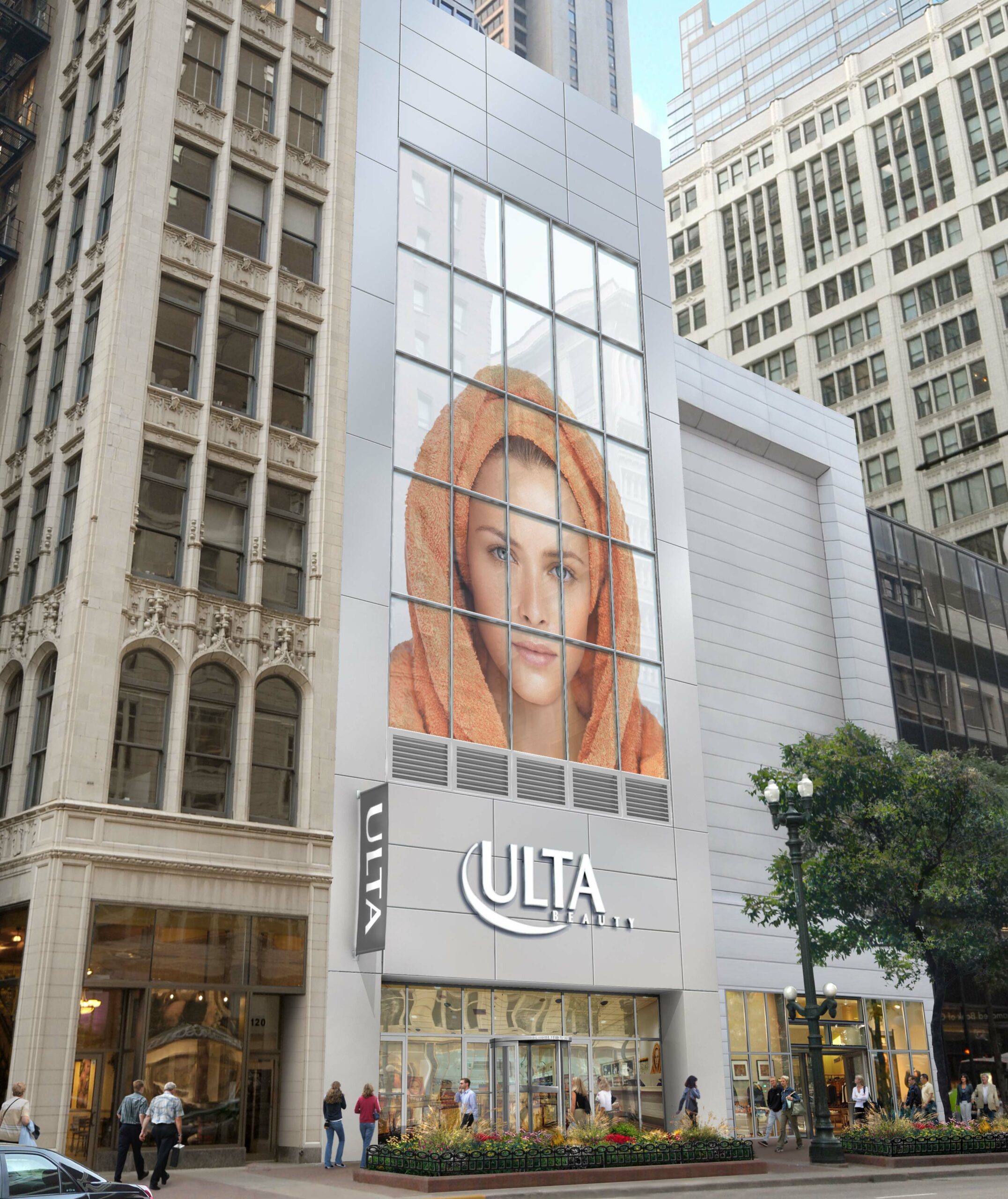 Exterior view of Ulta.