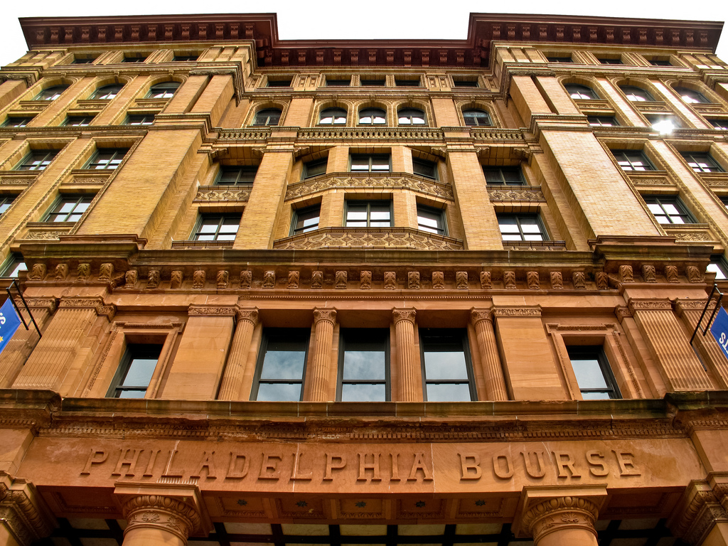 Exterior view, The Bourse.