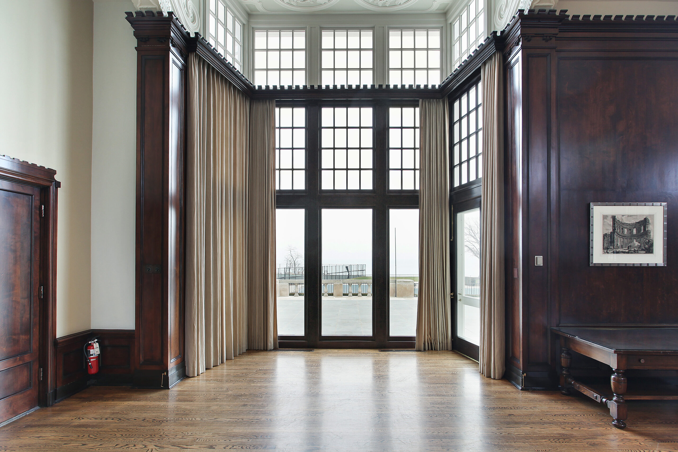 Interior detail view of Lake Shore Country Club.