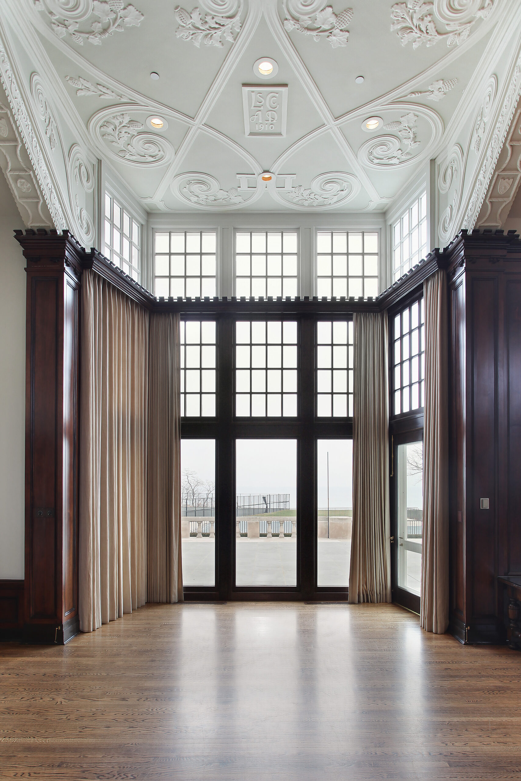 Interior detail view of Lake Shore Country Club.