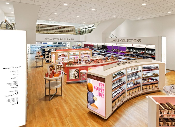Interior view of retail store, Ulta.